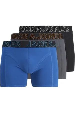 JACK & JONES Bokserki męskie (3 sztuki), Exuberance/Blue Jewel, S