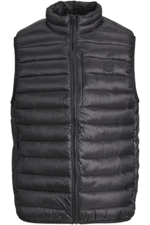JACK & JONES JACK&JONES Męska pikowana kamizelka JPRCCCAVE Pikowana, czarna, L, , L