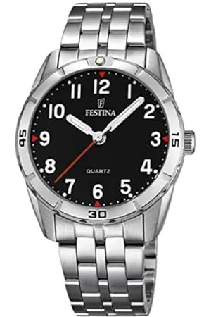 Festina Unisex analogowy zegarek kwarcowy z paskiem ze stali nierdzewnej F16907/3, , Bransoletka