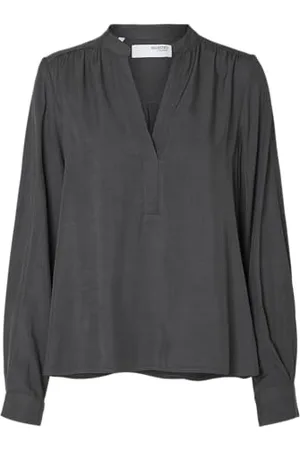 SELECTED Slfmaddi Ls V-Neck Top Noos, , 40