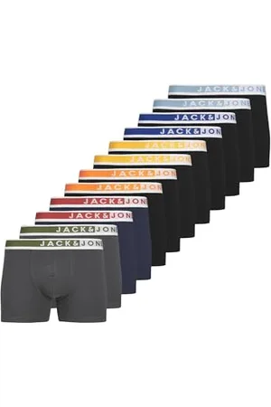 JACK & JONES Jackarim Solid Trunks 12 sztuk, , XXL