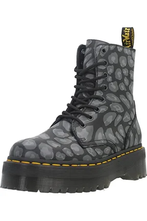 Dr. Martens Jadon, mieszane płazy, zniekształcony lampart S czarny szary plecak, 41 EU, , 41 EU