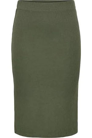 ONLY Onlemma Slit Skirt JRS Noos, , XL