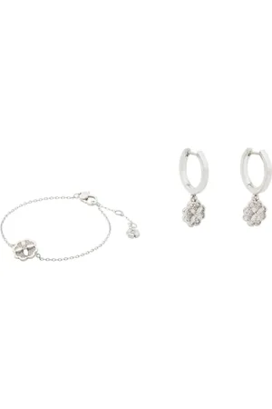 Kate Spade Bransoletka i przytulanki Heritage Bloom, przezroczyste/srebrne