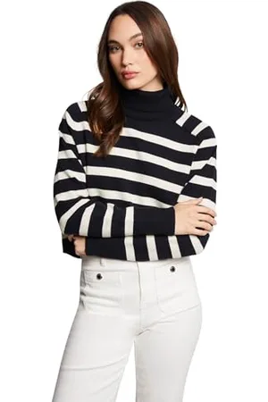 Morgan Sweter COL Roll W Paski, , XL