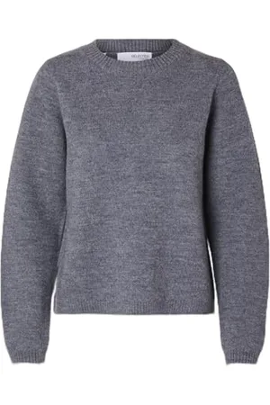 SELECTED SLFANA LS KNIT O-NECK NOOS, , L