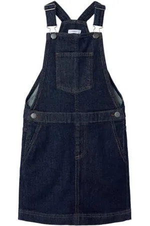 NAME IT Nkfrae DNM Spencer Dress 4795-Ac J, , 128 cm