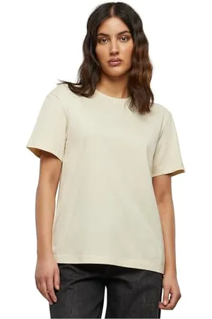 Build Your Brand Damska koszulka damska Everyday Tee, luźny t-shirt dla kobiet o wyglądzie oversize, bawełna, rozmiary XS - 5XL, , XS