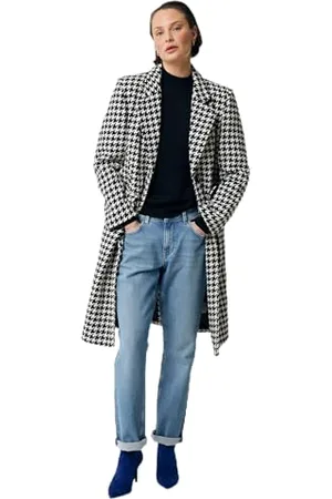 Mexx Damska kurtka Pied De Poule Coat, , XL