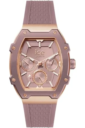 Ice-Watch ICE boliday Silk pink Alu - Damski aluminiowy zegarek z silikonowym paskiem - 023804 (Mały)