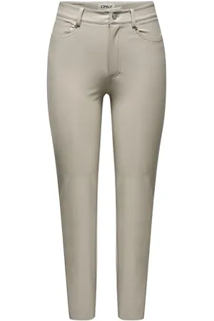 ONLY Onlemily Hw ST ANK Faux Leather PNT Noos spodnie z imitacji skóry, , S x 32L