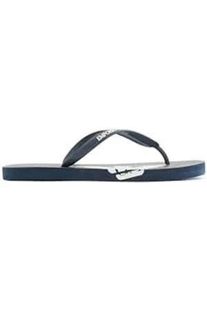 Emporio Armani Klapki z logo Bold Eagle, , 6