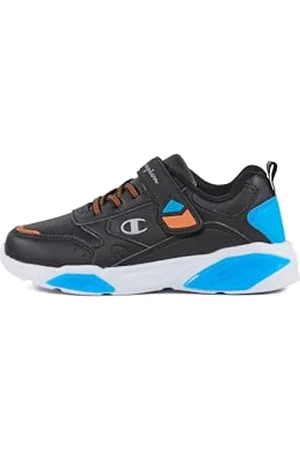 Champion Wave PU B PS Niskie tenisówki, Nero/Niebieski/Arancione (KK011), 27,5 EU, , 27.5 EU
