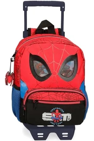 Marvel Spiderman Protector Dzieci Plecak Przedszkole z wózkiem, , Mochila Preescolar con Carro, Plecak przedszkolny z wózkiem