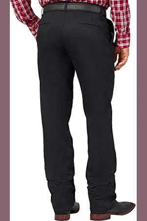 Wrangler Męskie spodnie plisowane Riata Relaxed Fit Casual