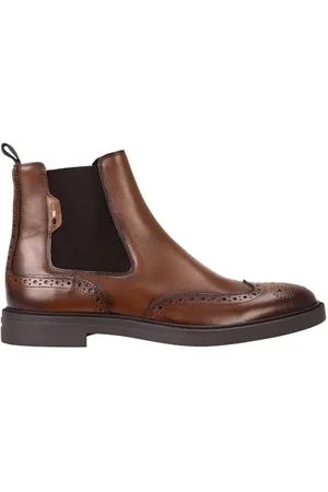 HUGO BOSS Calev_Cheb_brlt, Chelsea_Boot Mężczyźni, Medium Brown, 41 EU, , 41W