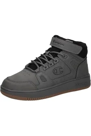 Champion RD18 Cord B GS Mid Sneakers, Grigio Scuro/Nero/Marrone Chiaro (ES014), 37 EU, , 36 EU