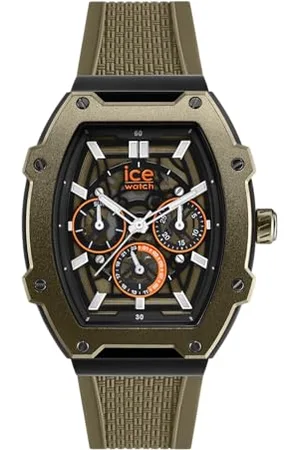 Ice-Watch ICE boliday Khaki black skel Steel - zegarek męski z silikonowym paskiem - 024369 (Średni)