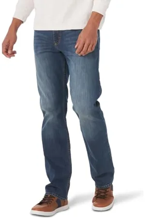 Wrangler Męskie dżinsy slim fit z prostą nogawką, , 40W / 32L