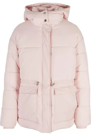 Urban classics Damska kurtka puchowa w talii, luźny krój na zimne dni, dostępna w wielu kolorach, rozmiarach XS-5XL, , M