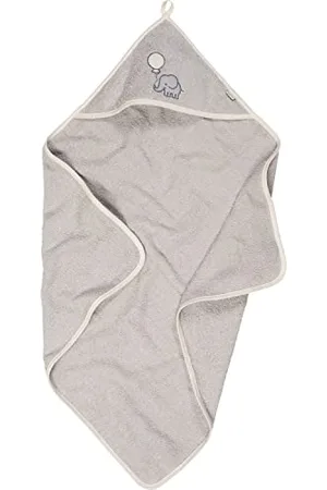 Playshoes Uniseks dzieci Frottee-KapuzentuchSzlafrok, 33 - szary, 75x75cm