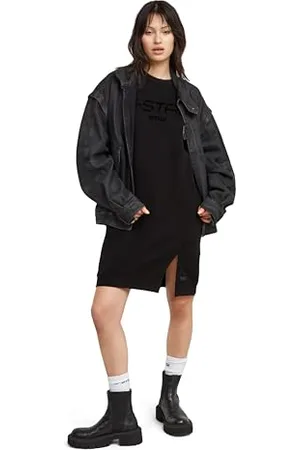 G-Star RAW Flock Print Sweat Dress, , L