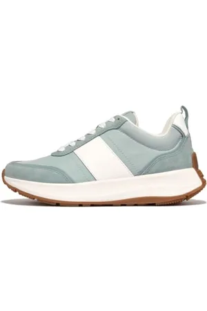 FitFlop Damskie buty sportowe F-Mode Flow, zamszowe, skórzane, płaskie trampki, kolor normalny aus, , 37 EU