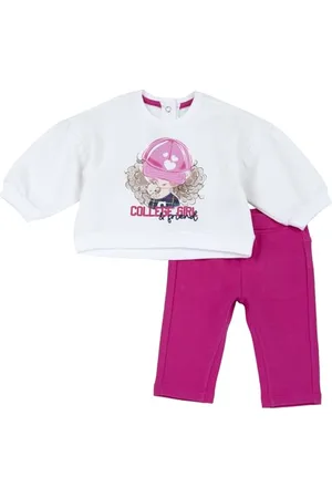 chicco Kompletny noworodek z legginsami/kombinezonem i bluzą z zapięciem na guziki na plecach, z ciepłego i miękkiego materiału, można prać w pralce, odzież dla noworodków 0-24 m, pomysł na prezent