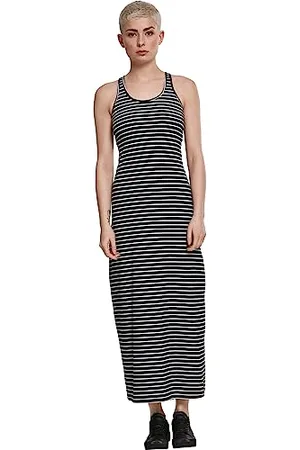 Urban classics Sukienka damska Long Racer Back Dress, letnia sukienka dla kobiet w wielu kolorach, rozmiary XS - 5XL, , S