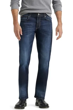 Lee Extreme Motion Straight Spodnie Jeansowe Mężczyźni , , 32W / 34L
