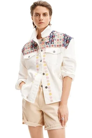 Desigual Chaq_Donis Woman Denim Trucker Jacket Jacket, , S