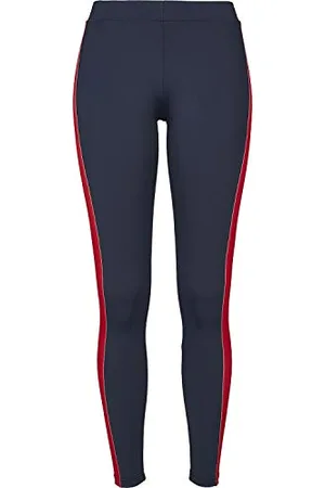 Urban classics Damskie legginsy z boku w paski