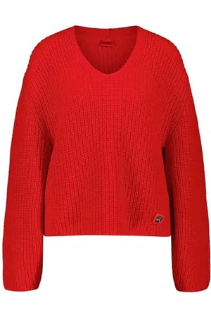 HUGO BOSS Damska bluza z dzianiny w kolorze różowym, , XL