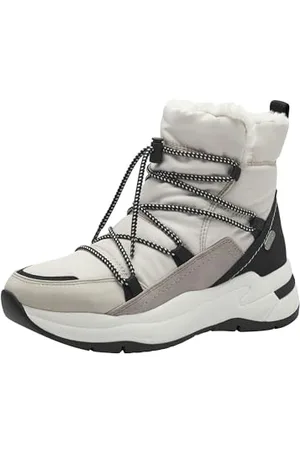 Marco Tozzi Damskie buty z ciepłą podszewką 2-26825-43 Śnieg, Cream Comb, 39 EU, , 39 EU