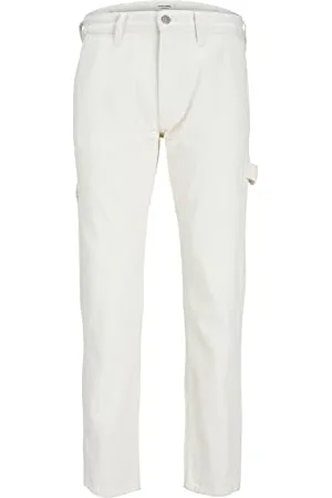 JACK & JONES Męskie dżinsy JJICHRIS JJUTILITY MF 718, ecru, 33/34, , 33W / 34L