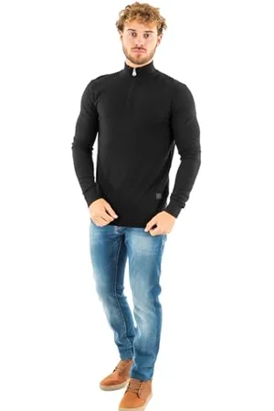 Kaporal 5 Sweter męski, regularny krój, Długie rękawy, Wysoki dekolt, Wzór Vada, Kolor , Rozmiar S, S, , S