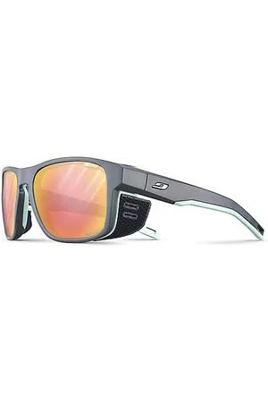 Julbo Shield M Dorosły Ciemny Szary/Pastel Green, Unisex, Dark Gray/Green Pastel, M