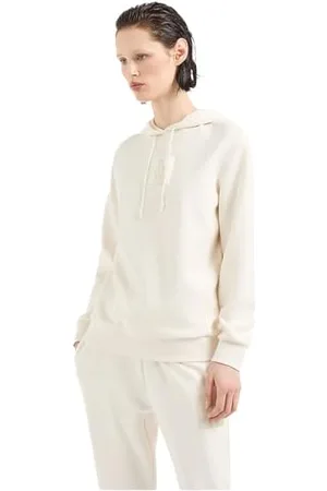 Armani Exchange Damska bluza z kapturem z przodu, prosty wygląd, , XS