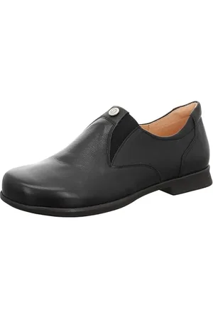 Think! Herren PENSA chromfrei gegerbte nachhaltige Halbschuhe, SCHWARZ 0000