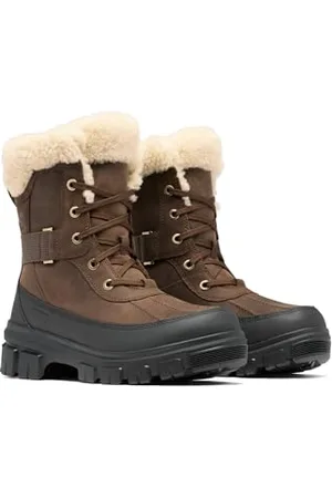 sorel Torino V Parc Boot WP Damskie śniegowce wodoodporne, brązowy (Tobacco, Black), 40.5 EU