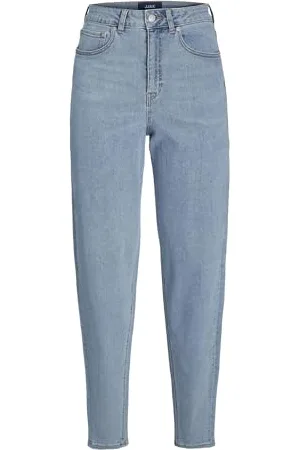 JACK & JONES Damskie spodnie dżinsowe JJXX JXLISBON MOM HW MH4003 NOOS Jeans, Light Blue Denim, 25/32