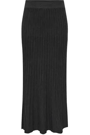 ONLY Onltess Long Skirt Knt Spódnica, Ciemnoszary, XL damska, , XL