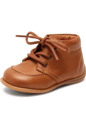 Bisgaard Luca lace Unisex dziecięce buty First Walker, brązowy - - 21 EU