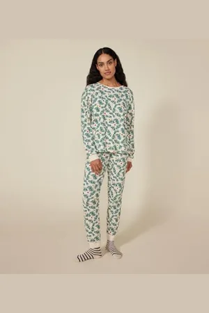 Petit Bateau Piżama damska z długim rękawem Avalan/Multico XS, , XS