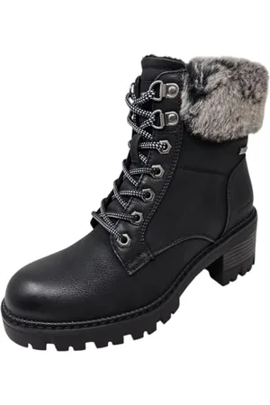 TOM TAILOR Damskie 8490130003 modne kozaki, czarne, 37 EU, , 37 EU