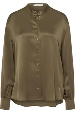 Brax Damska bluzka w stylu Viv Shiny Viscose, , 38