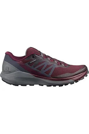Salomon Sense Ride 4 Damskie buty do biegania w terenie, responsywna jazda, przyczółek i ochrona oraz przyczepność na terenie, Degustacja wina cichy cień heban, 36 EU