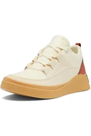sorel Damskie Out N About 4 Low Sneaker Wodoodporne, Honey White/Sanguine, 38 EU, , 38 EU