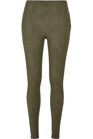 Urban classics Damskie spodnie ze skóry syntetycznej, , M