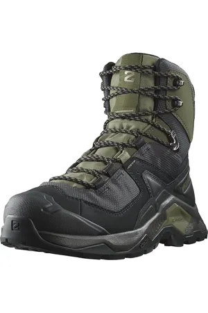 Salomon Quest Element GTX wodoszczelne buty trekkingowe dla mężczyzn, Black Deep Lichen Green Olive Night - 44 EU